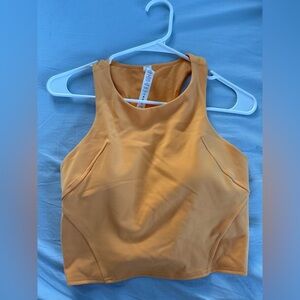 Lululemon Wunder Train Racerback Tank Top Mango Dream